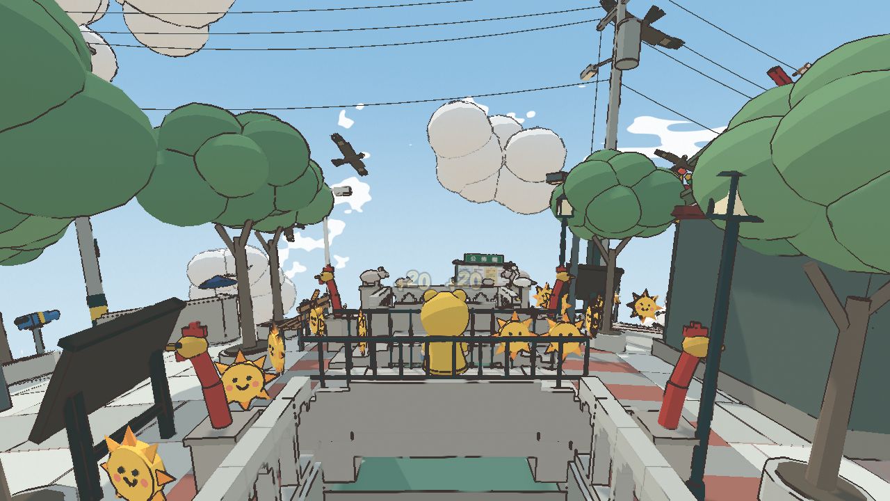 基隆小行星遊戲畫面：田寮河